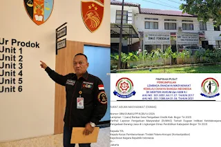 KCBI melaporkan dugaan penyimpangan pengadaan Dinas Pendidikan Kabupaten Bogor ke Mabes Polri