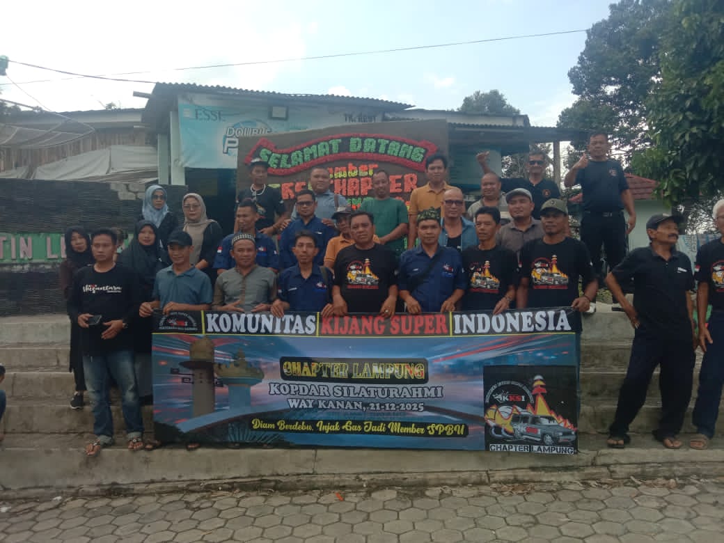 Komunitas Kijang Super Indonesia Way Kanan menggelar kopdar di Rest Area Gunung Labuhan