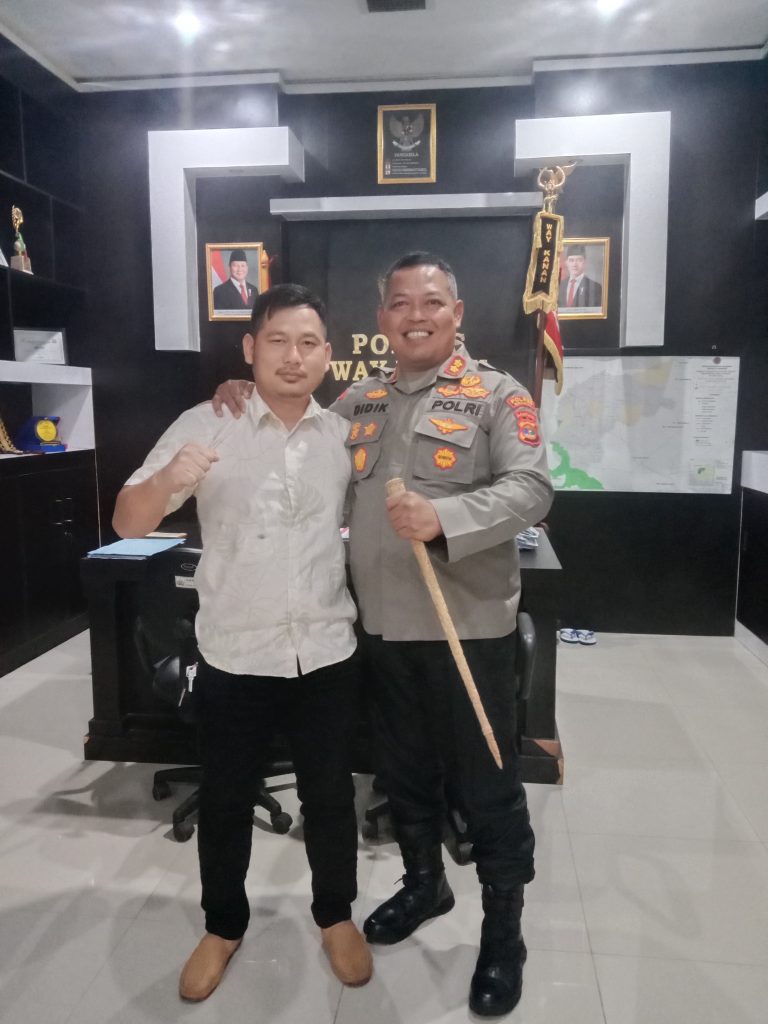 Audiensi Ketua DPC GPRI Way Kanan dengan Kapolres Way Kanan membahas sinergi LSM dan kepolisian