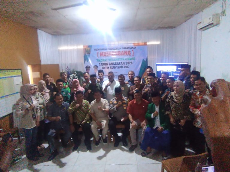 Musrenbang Kecamatan Cidahu Kabupaten Sukabumi 2026-2027 bersama Teddy Setiadi DPRD Sukabumi