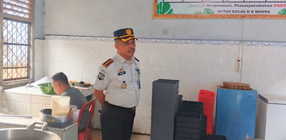 Kontrol dapur Rutan Manna pengecekan makanan WBP 2026
