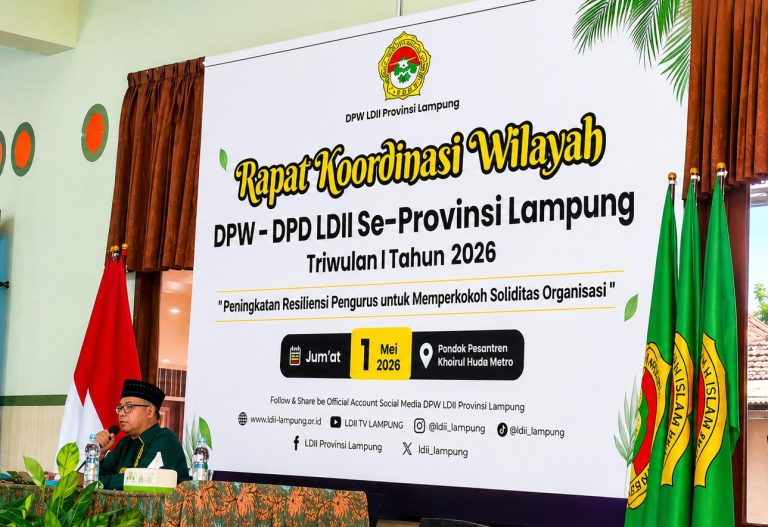 Rakorwil LDII Lampung 2026 di Pondok Pesantren Khoirul Huda Metro