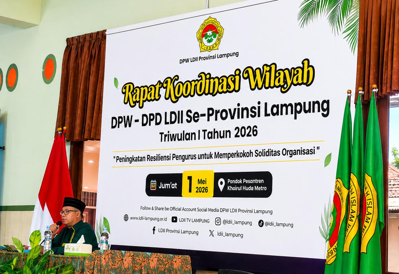 Rakorwil LDII Lampung 2026 di Pondok Pesantren Khoirul Huda Metro