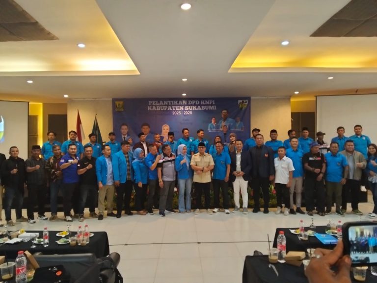 Pelantikan DPD KNPI Kabupaten Sukabumi periode 2025–2028 di Hotel Selabintana