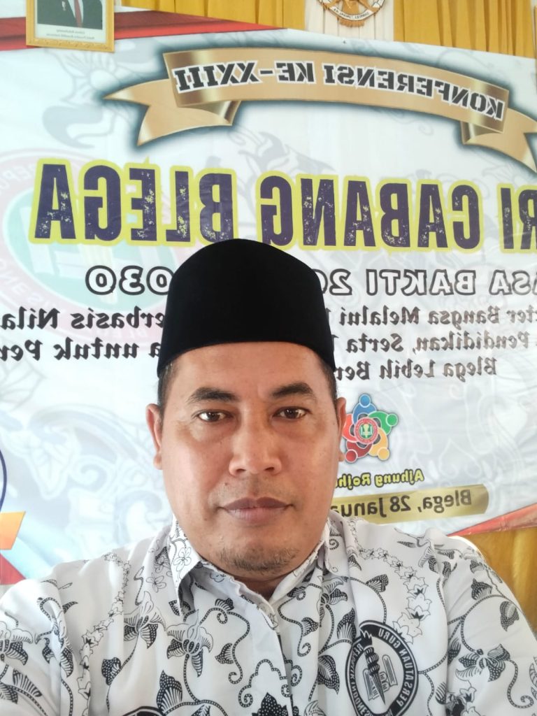 Sowi Siswanto S.Pd Sekretaris PGRI Cabang Blega periode 2025–2030