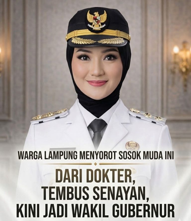 Jihan Nurlela Wakil Gubernur Lampung sosok muda dari dokter ke politik