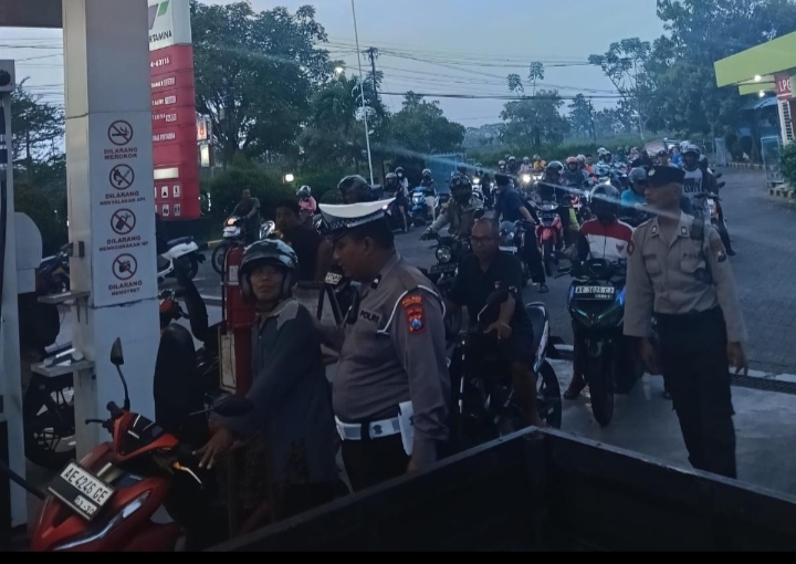 Monitoring SPBU Madiun Kota memastikan stok BBM aman