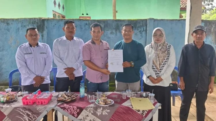 Musyawarah PAW BPK Banjar Agung Way Kanan terkait pengunduran diri sekretaris karena PPPK