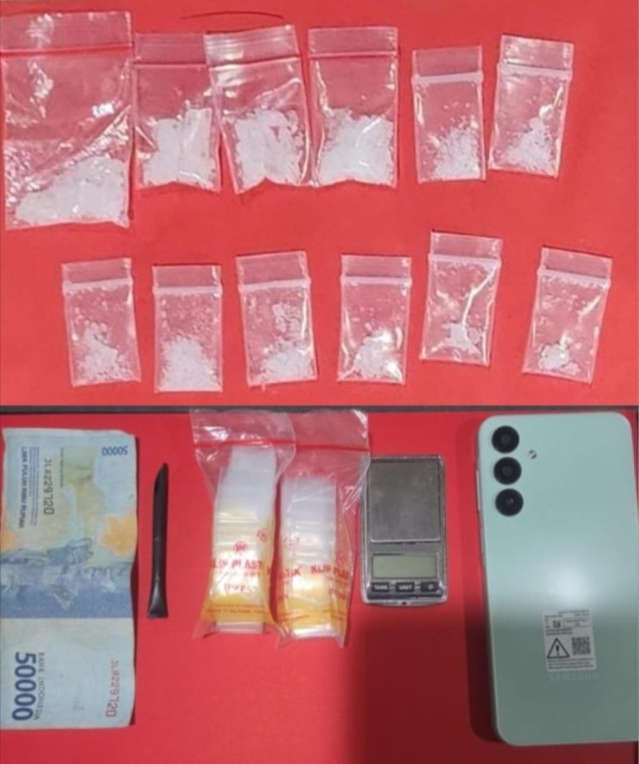 Penangkapan kurir sabu Surabaya oleh Polres Tanjungperak dengan barang bukti narkoba