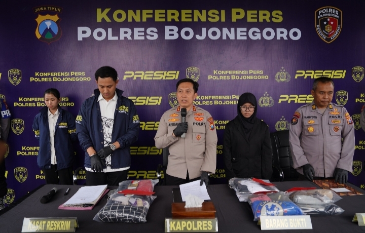 polres bojonegoro ungkap kasus curanmor dua tersangka diamankan