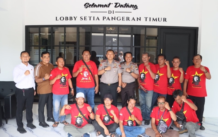 Silaturahmi Polres Madiun Kota dengan serikat buruh jelang May Day 2026