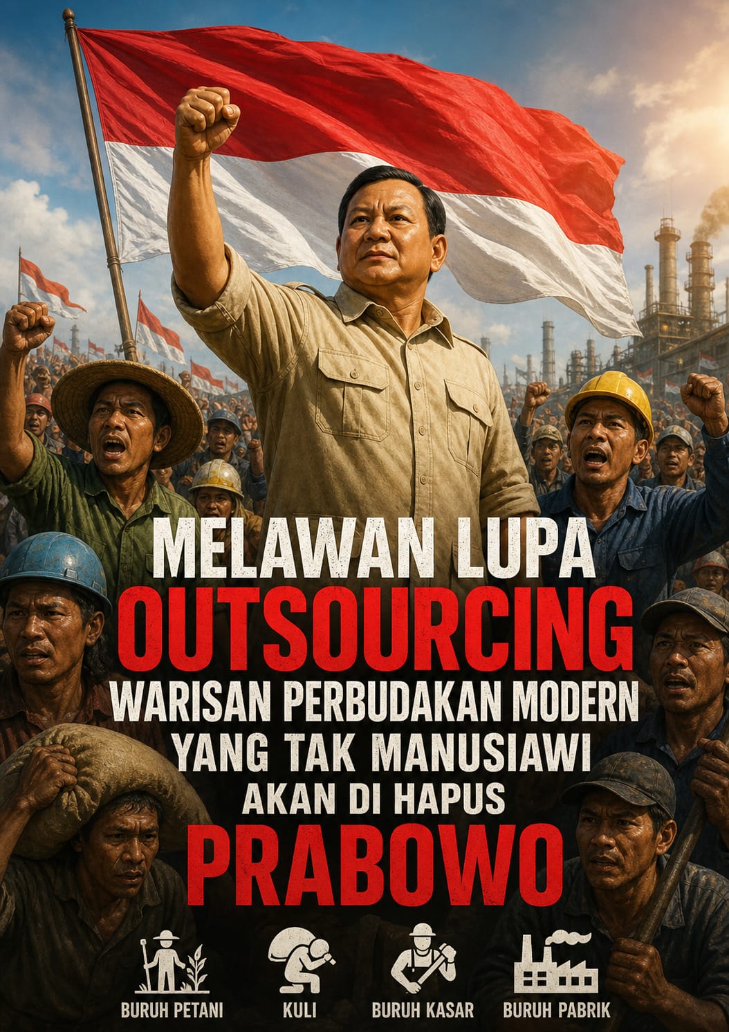 Sutan Nasomal May Day 2026 kritik outsourcing tenaga kerja Indonesia