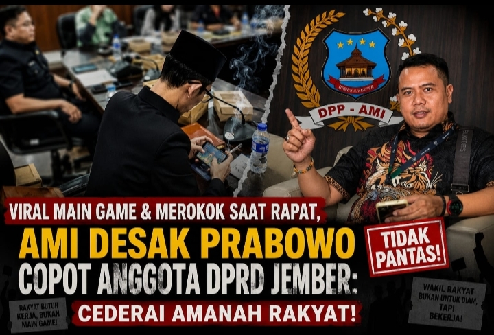 Ketua AMI Baihaki Akbar menyoroti viral anggota DPRD Jember bermain game saat rapat