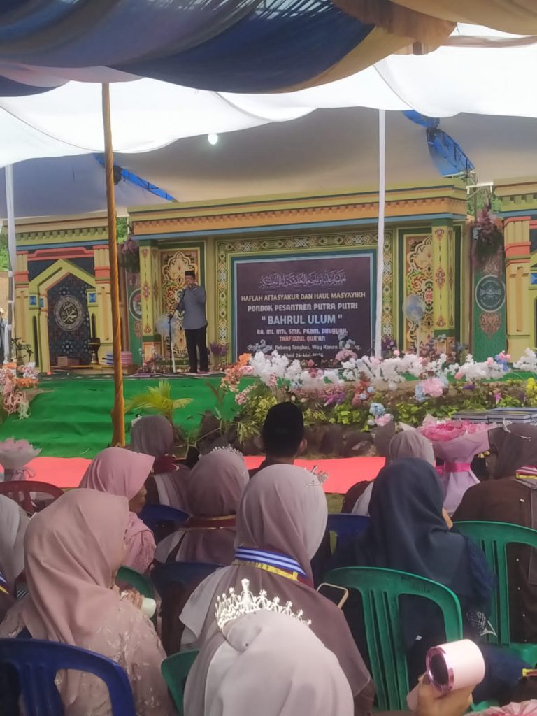 Haflah Attasyakur Pondok Pesantren Bahrul Ulum di Rebang Tangkas Way Kanan