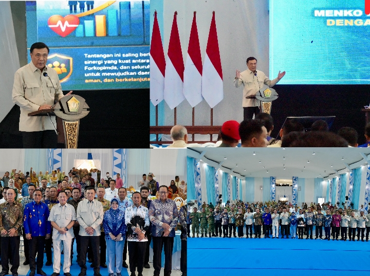 Menko Polkam bersama Forkopimda Regional Sulawesi membahas stabilitas keamanan dan pembangunan nasional