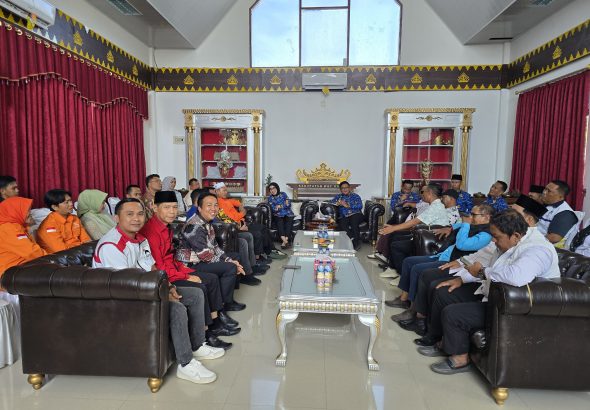 Perwakilan DPD PAN Way Kanan menghadiri silaturahmi dan konsolidasi bersama Pemerintah Kabupaten Way Kanan di Rumah Dinas Bupati Way Kanan