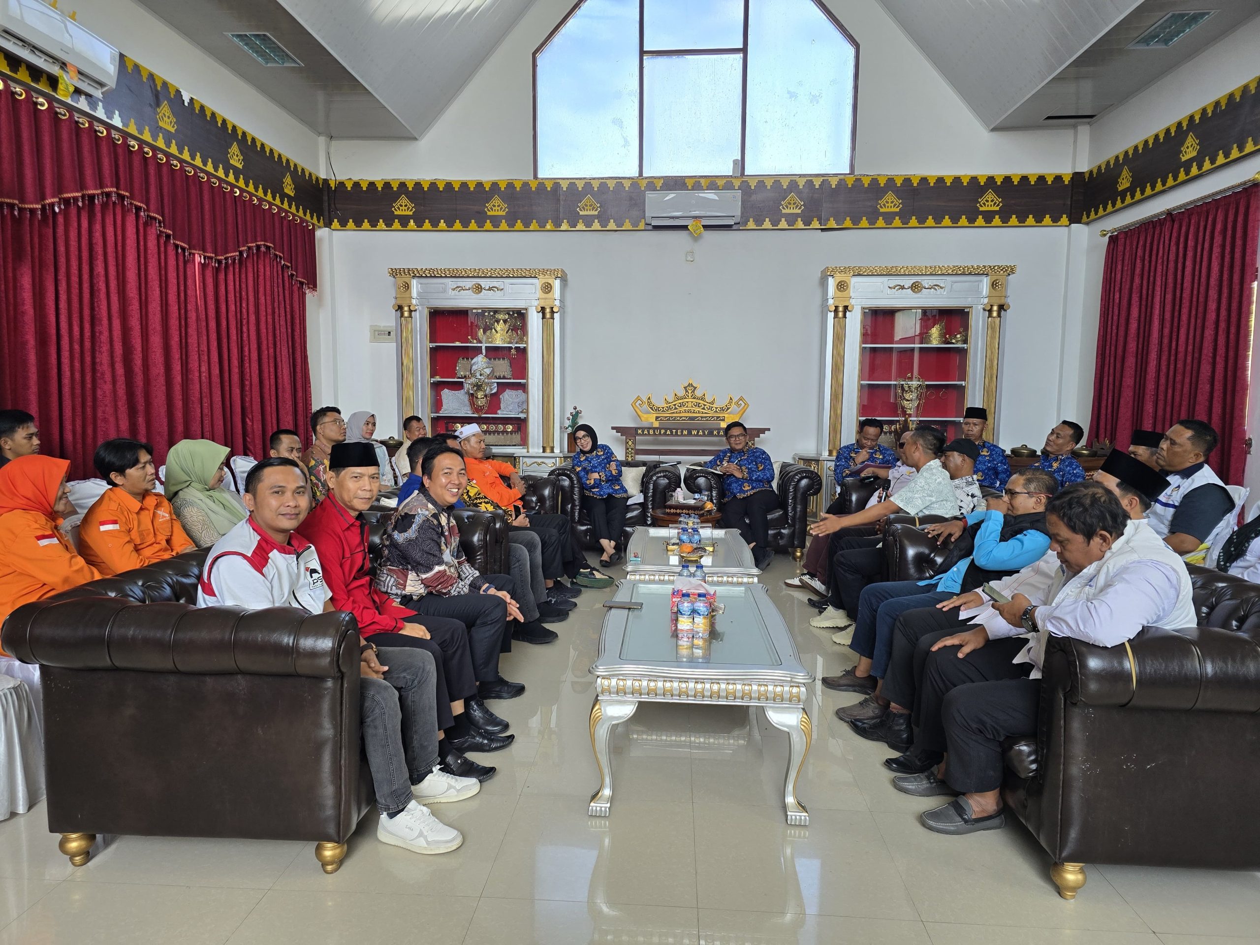 Perwakilan DPD PAN Way Kanan menghadiri silaturahmi dan konsolidasi bersama Pemerintah Kabupaten Way Kanan di Rumah Dinas Bupati Way Kanan