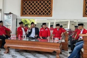 Prosesi pelantikan pengurus DPC Madas Sedarah Kabupaten Sampang periode baru.