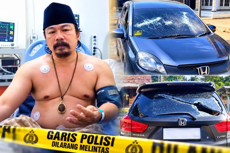 Petugas Polres Bangkalan melakukan olah TKP penyerangan yang menyebabkan seorang warga terluka di Arosbaya.