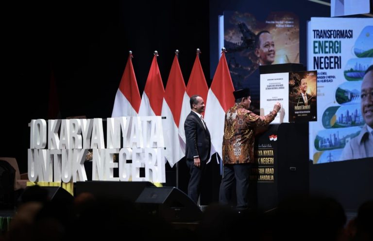 Presiden Prabowo Subianto menyampaikan makna kepemimpinan di Jakarta