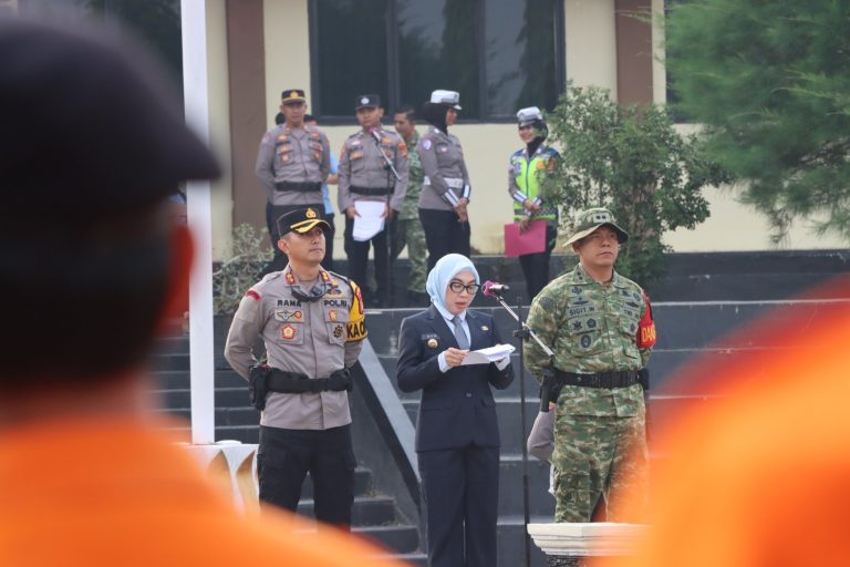 Apel kesiapsiagaan Karhutla 2026 Polres Way Kanan bersama TNI dan Pemkab Way Kanan