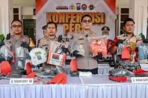 Polres Pasuruan mengungkap lima kasus kekerasan di jalur Malang-Surabaya dengan tujuh tersangka