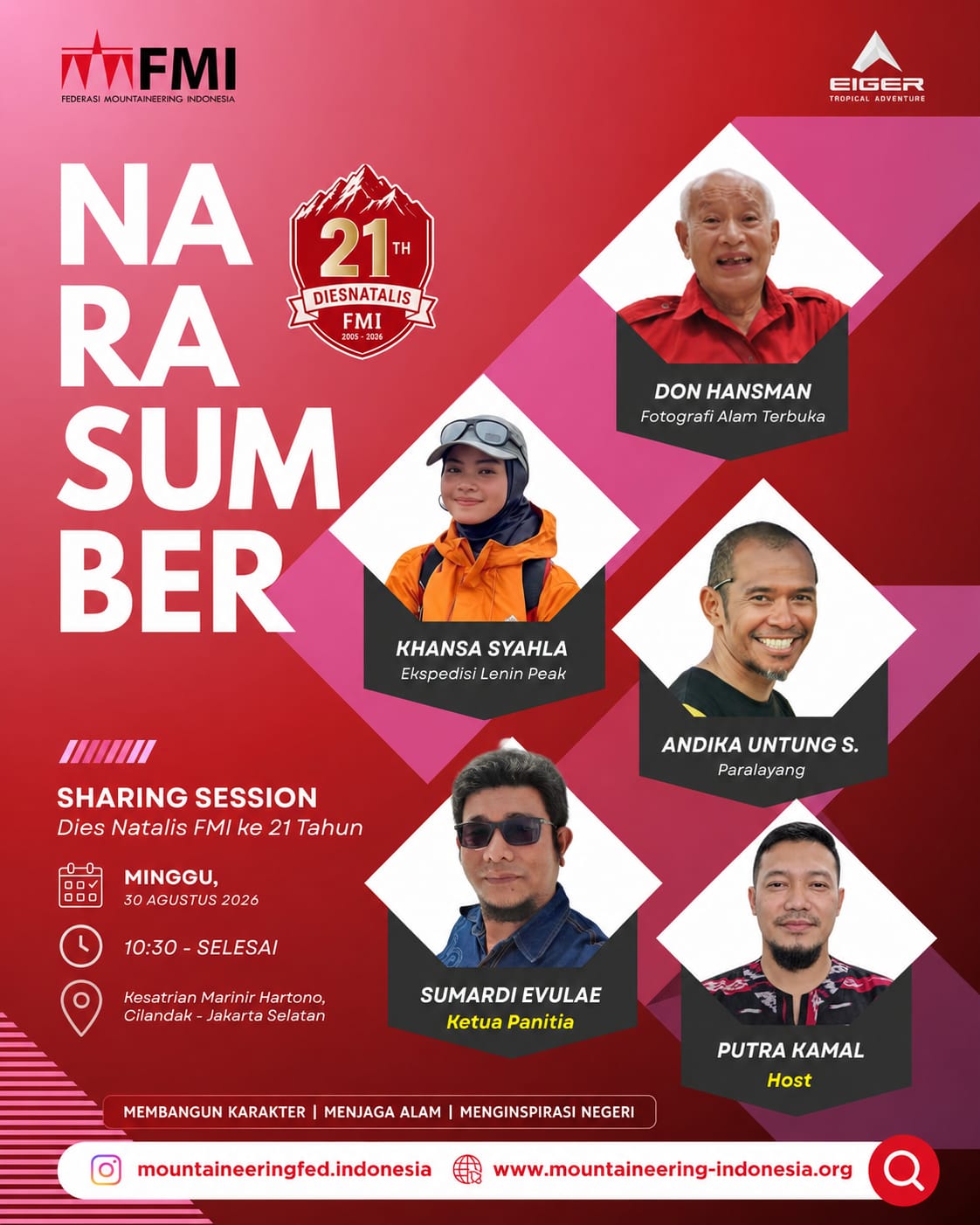 Federation of Mountaineering Indonesia marks its 21st Anniversary with environmental conservation and climbing safety campaign