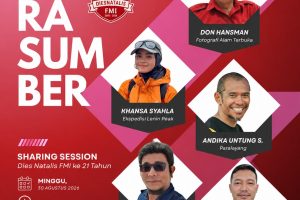 Federasi Mountaineering Indonesia memperingati Dies Natalis ke-21 dengan memperkuat komitmen terhadap kelestarian lingkungan dan keselamatan pendakian melalui gerakan Zero Waste, Zero Accident.
