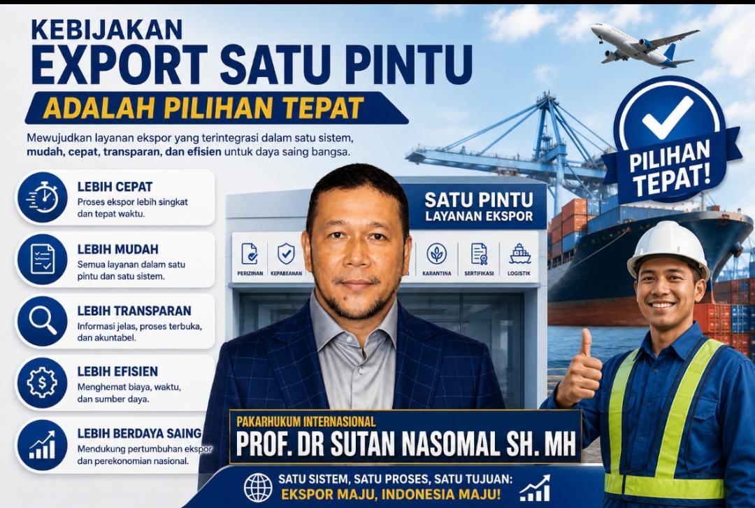 Prof Sutan Nasomal mengapresiasi kebijakan satu pintu ekspor-impor Presiden Prabowo untuk memperkuat pengawasan perdagangan nasional