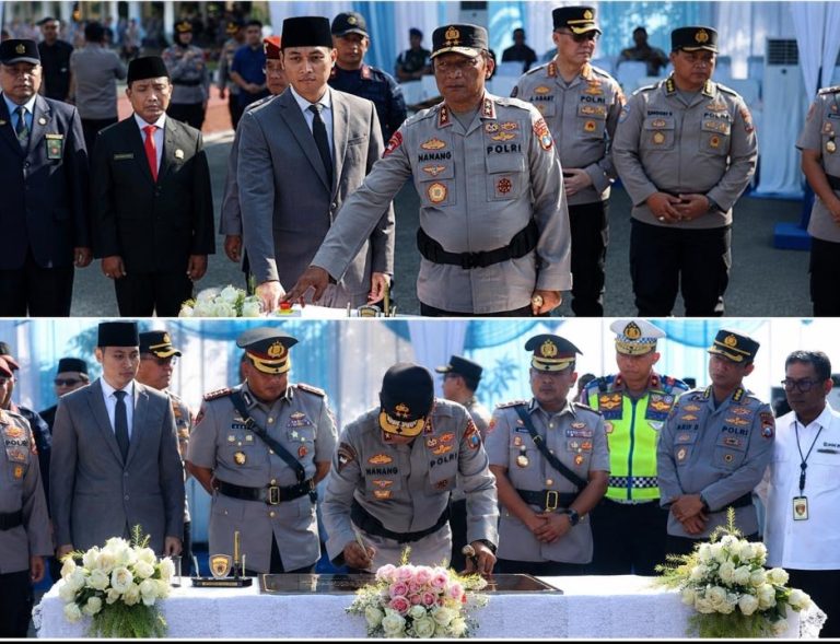 Kapolda Jatim Irjen Pol. Nanang Avianto meresmikan Polresta Tuban dan melantik Kapolresta Tuban pertama di Mapolresta Tuban.