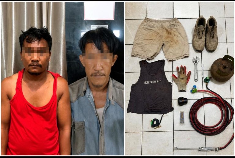 Polres Way Kanan menangkap dua DPO kasus pencurian rel PT KAI di Kabupaten Way Kanan, Lampung.