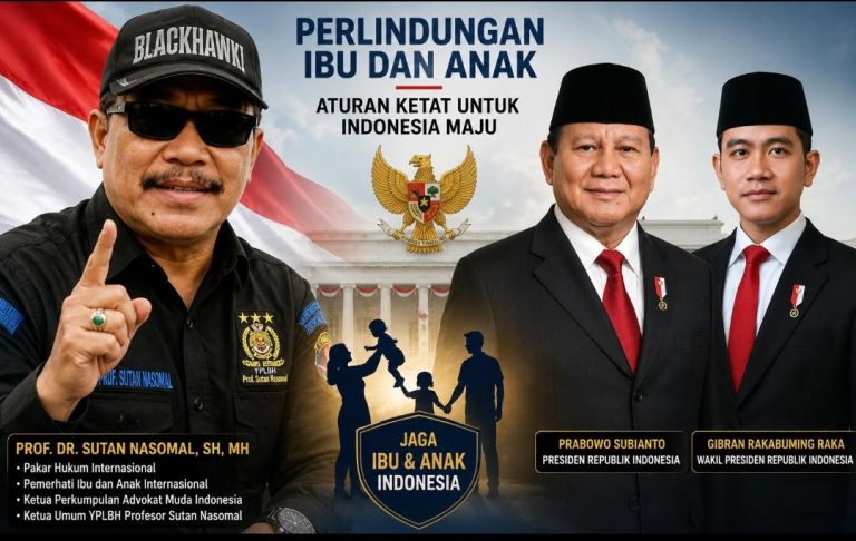 Prof Sutan Nasomal menyampaikan pandangan mengenai pentingnya aturan perlindungan ibu dan anak di Indonesia.