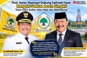 Prof. Sutan Nasomal memberikan pandangan mengenai Safriadi Oyon dan Musda Partai Golkar Aceh Singkil