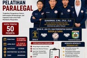 Program pendidikan dan pelatihan paralegal LBH CCI DPW Sulawesi Tengah di Morowali